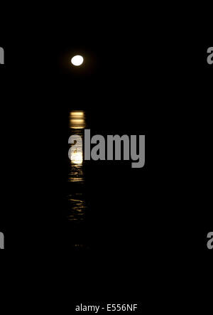 La scala per la Luna in Broome in Australia Occidentale Foto Stock