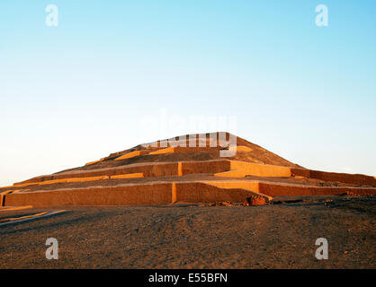 Cahuachi centro cerimoniale della cultura Nazca - Nazca, Perù Foto Stock