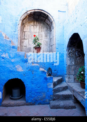 Il monastero di Santa Catalina - Arequipa, Perù Foto Stock