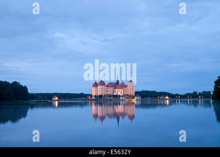 Castello di Moritzburg di Moritzburg vicino a Dresda, Sassonia, Foto Stock
