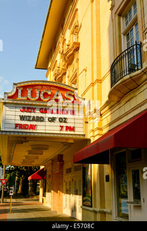 Il Landmark Lucas teatro per le Arti di Savannah, GA Foto Stock