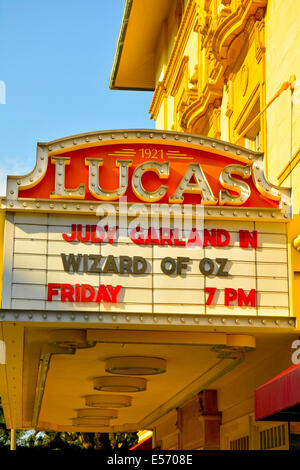 Il Landmark Lucas teatro per le Arti di Savannah, GA Foto Stock