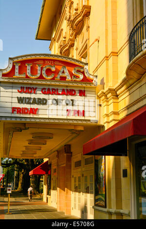 Il Landmark Lucas teatro per le Arti di Savannah, GA Foto Stock