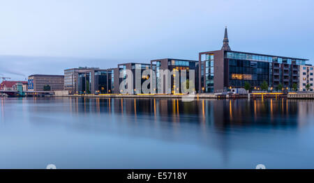 Nordea Bank Headquarters in Christianshavn, Copenhagen, Danimarca Foto Stock