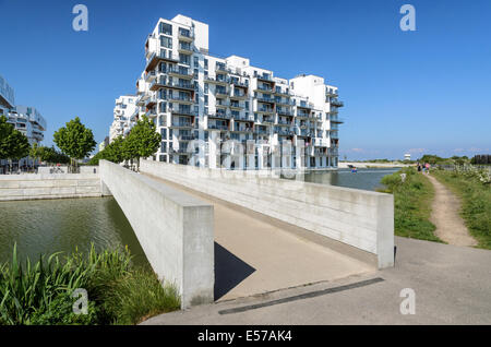 Staevnen, casa appartamento moderno, Amager, Copenhagen, Danimarca Foto Stock