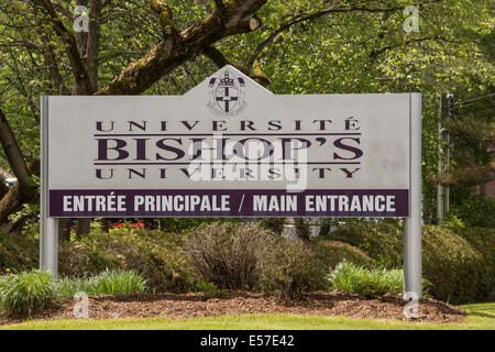 Universite Vescovo's University è raffigurato nella Lennoxville (Sherbrooke), Québec Foto Stock