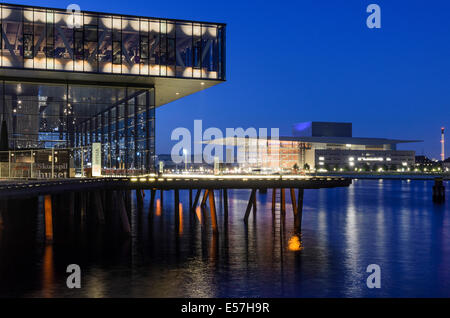 Il Royal Danish Theatre e la Royal Opera Nazionale, Copenhagen, Danimarca Foto Stock