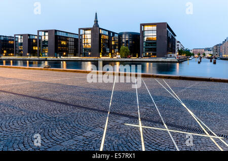 Nordea Bank Headquarters in Christianshavn, Copenhagen, Danimarca Foto Stock