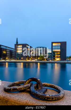 Nordea Bank Headquarters in Christianshavn, Copenhagen, Danimarca Foto Stock