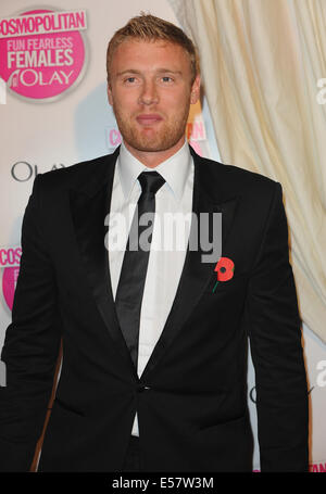 Londra, UK, UK. Xi Nov, 2009. Andrew Flintoff assiste la cosmopolita Ultimate le donne dell'anno i premi a Banqueting House. © Ferdaus Shamim/ZUMA filo/Alamy Live News Foto Stock