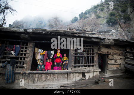 Pic mostra Kalasha popolo del Pakistan biglietto District Khyber Pakhtunkhwa provincia Foto Stock