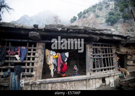 Pic mostra Kalasha popolo del Pakistan biglietto District Khyber Pakhtunkhwa provincia Foto Stock