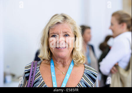 Monaco di Baviera, Germania. 22 Luglio, 2014. L'attrice Jutta Speidel assiste il DLDwomen (Digital-Life-design) Conferenza al Haus der Kunst di Monaco di Baviera, Germania. Il motto di questo anno la DLDwomen innovazione conferenza tenuta da Hubert Burda Media il 21 e 22 luglio a Monaco di Baviera è 'pertinenza!' Credit: dpa picture alliance/Alamy Live News Foto Stock