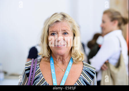 Monaco di Baviera, Germania. 22 Luglio, 2014. L'attrice Jutta Speidel assiste il DLDwomen (Digital-Life-design) Conferenza al Haus der Kunst di Monaco di Baviera, Germania. Il motto di questo anno la DLDwomen innovazione conferenza tenuta da Hubert Burda Media il 21 e 22 luglio a Monaco di Baviera è 'pertinenza!' Credit: dpa picture alliance/Alamy Live News Foto Stock