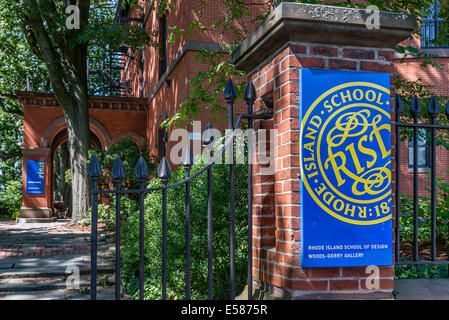 La Rhode Island School of Design campus di Providence, Rhode Island, STATI UNITI D'AMERICA Foto Stock