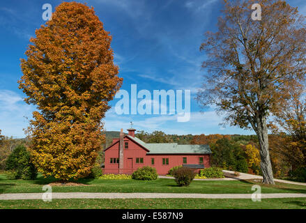 Studio dell'artista al Norman Rockwell Museum, Stockbridge, Massacusetts, STATI UNITI D'AMERICA Foto Stock