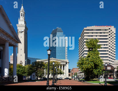 Downtown, Springfield, Massachusetts, STATI UNITI D'AMERICA Foto Stock