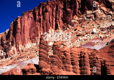 Waterpocket Fold,Capitol Reef National Park nello Utah, Foto Stock