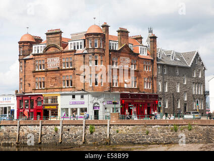 Hotel Columba sul molo nord a Oban, Argyll and Bute, Scozia Foto Stock