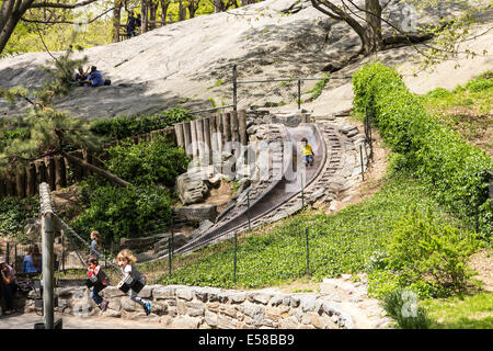 Billy Johnson parco giochi di Central Park di New York Foto Stock