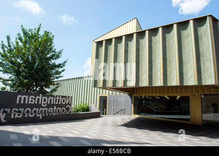 Esterno del contemporaneo di NOTTINGHAM, NOTTINGHAMSHIRE REGNO UNITO Inghilterra Foto Stock