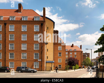 La costruzione di parte esterna della scatola Octavia, Londra Foto Stock