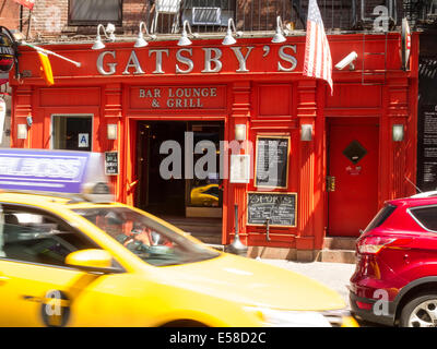 Gatsby's Lounge Bar e Grill, NYC Foto Stock