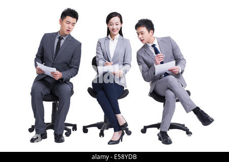 I candidati esame scritto Foto Stock