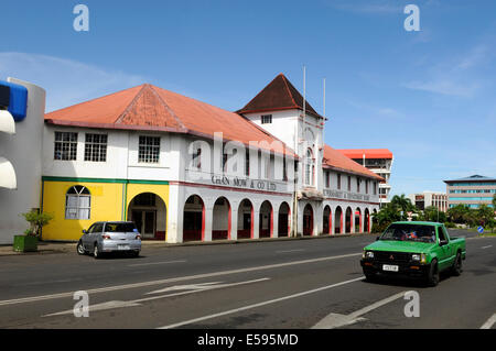 Viaggia attraverso la Samoa nel febbraio 2014. Apia di domenica. Foto Stock