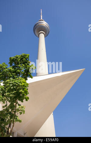 La torre della televisione di Berlino, Germania Foto Stock