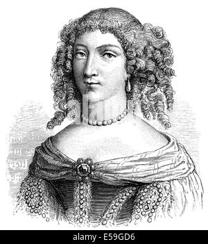 Louise de La Vallière, Françoise Louise de La Baume Le Blanc, duchessa de La Vallière e Duchessa di Vaujours 1644-1710, Foto Stock