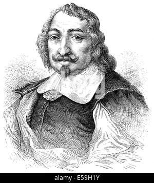 Samuel de Champlain, 1574-1635, un navigatore francese, cartografo, diplomatico e cronista, Foto Stock