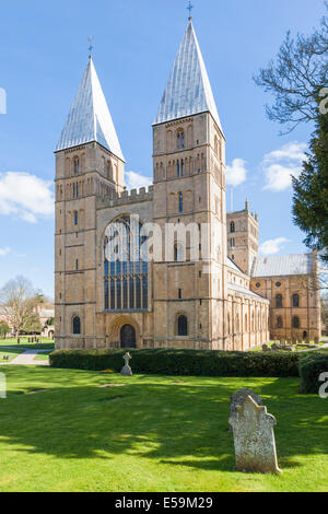 Southwell Minster, Cattedrale Chiesa di Nottinghamshire, southwell, Nottinghamshire, England, Regno Unito Foto Stock