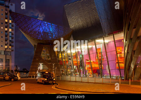 Il Lowry, Salford Quays, Manchester, Inghilterra Foto Stock