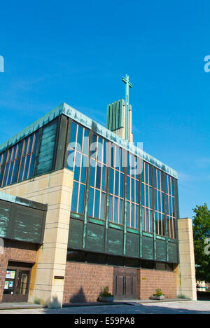 Lauttasaari chiesa, Lauttasaari quartiere isola, Helsinki, Finlandia, Europa Foto Stock