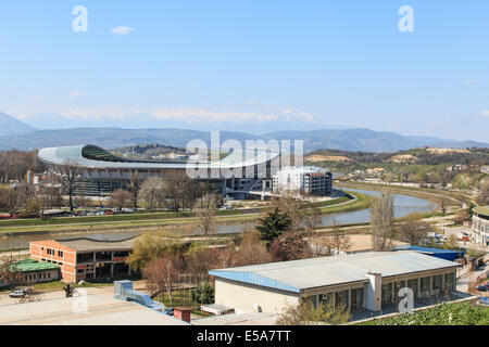 Arena Nazionale di Filippo II di Macedonia, stadio di Skopje Foto Stock