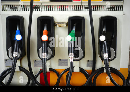 Pompe di carburante Foto Stock