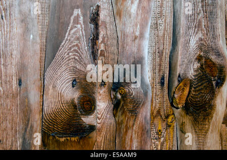 Il vecchio granaio in legno sfondo parete e texture Foto Stock