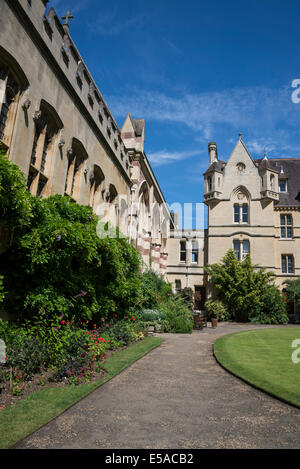 Parte anteriore del quadrangolo, Balliol College di Oxford, England, Regno Unito Foto Stock