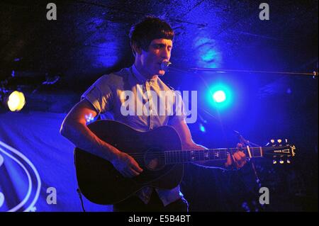 Glasgow, Scotland, Regno Unito. Xxv Luglio, 2014. Gerry cannella in primo piano al King Tut, Glasgow, Scozia. Credito: Tony Clerkson/Alamy Live News Foto Stock