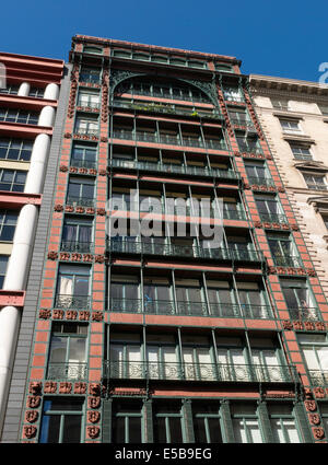 Il cantante facciata di edificio, Soho NYC Foto Stock