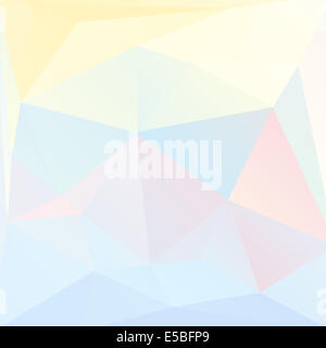 Sfondo astratto di triangoli colorati volume Foto Stock