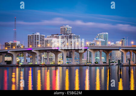 Miami, Florida, Stati Uniti d'America downtown cityscape.