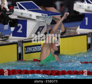 TAYLOR MCKEOWN AUSTRALIA 200M a rana TOLLCROSS centro nuoto GLASGOW Scozia 26 Luglio 2014 Foto Stock