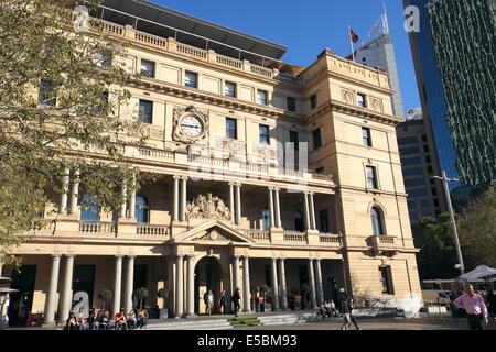 Il Customs House di Sydney, costruito nel 1845 è un punto di riferimento storico edificio utilizzato inizialmente per il commercio in australia Foto Stock