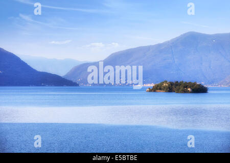 Isole di Brissago, Lago Maggiore, Ticino, Svizzera Foto Stock