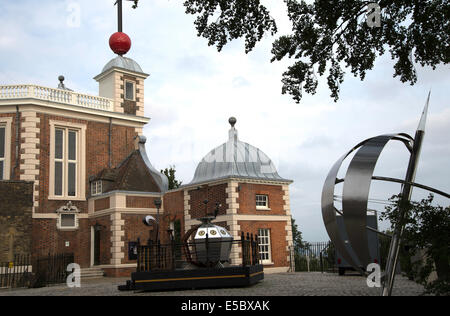 Osservatorio Reale di Greenwich Park, Inghilterra Foto Stock