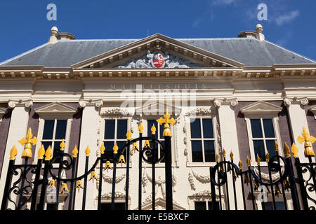 Il museo Mauritshuis facciata all'Aia, Olanda Foto Stock