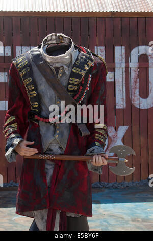 San Diego, CA, USA. 26 Luglio, 2014. Oggi è il terzo giorno della manifestazione quattro giorni Comic-Con International 2014.visto qui:.Il Headless Horseman a Sleepy Hollow. Credito: Daren Fentiman/ZUMA filo/Alamy Live News Foto Stock