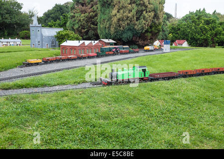 Modello di Southport Villaggio Ferroviario, Merseyside, Regno Unito Foto Stock